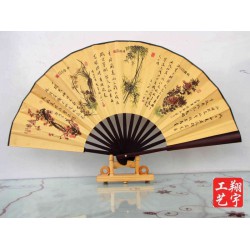 扇子定制，折扇生產(chǎn)廠家，供應絹布扇子廠家